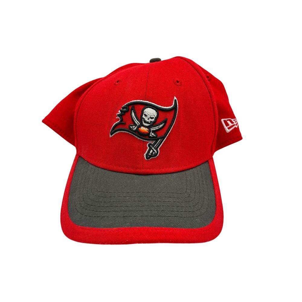 Tampa Bay Buccaneers Hat New Era 39THIRTY Men's Large Red Gray NFL